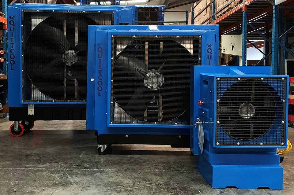 Portable Evaporative Cooler Quietcool Industrial Commercial 